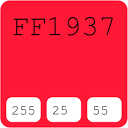 ff1937 Hex Color Code, RGB and Paints