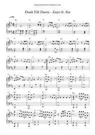Free Piano Sheet Music Dusk Till Dawn Zayn Ft Sia Pdf Not Tryna Be In That Not Tryna Be Cool Just Tryna Dusk Till Dawn Song Notes Piano Sheet Music Free