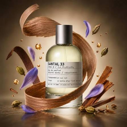 🌿🐺 Elegancia salvaje en cada nota. Santal 33 combina madera, especias y  un toque sofisticado que deja huella 🤎✨ . . . . . . . . . #virałpost  #viral #virałreels #viralata #