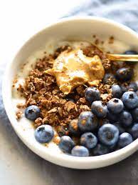Blueberry Granola Yogurt Bowl Recipe Yogurt Bowl Recipe Yogurt And Granola Yogurt Breakfast Bowl