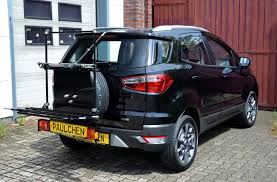 Ford Ecosport Fahrradtrager Am Heck Paulchen Hecktrager System Fahrradtrager