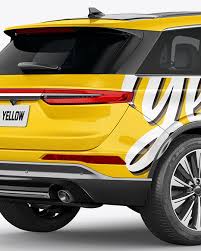 Download Download Crossover Suv Mockup Back View Photoshop Psd Mock Ups PSD Mockup Templates