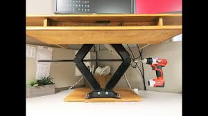 How to build a standing desk | building convertible electric workstation for easy diy stand up desks. Diy Height Adjustable Standing Desk Youtube