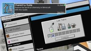 The chemistry update for minecraft: Chemistry Guide Resource Pack Minecraft Pe Texture Packs