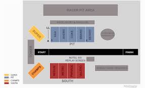 Texas Motorplex Seating Map