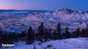 Kamloops terrain is very diverse, complex and beautiful. Kamloops Winter Video Conference Backgrounds