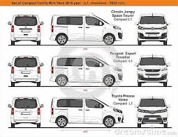 Ανακαλύψτε το proace verso στο site της toyota. Citroen Jumpy Space Tourer Peugeot Expert Traveller Toyota Proace Verso Compact Family Mini Vans L1 2016 Year Detailed Template Desi Mini Van Car Wrap Vehicles