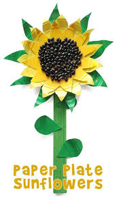 One of the most difficult flowers to make with paper is a rose. Sunflower Paper Plate Craft Woo Jr Kids Activities Harvest Crafts For Kids Paper Plate Crafts For Kids Sunflower Crafts