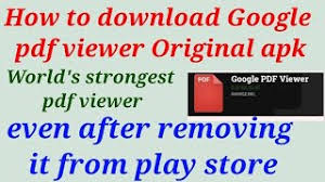Encuentra y compara aplicaciones de android . How To Download Google Pdf Viewer Original Apk Even After Removing It From Play Store Youtube