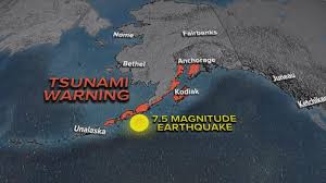 A magnitude 7.9 earthquake struck at 12:32 a.m. Alaska Gets Tsunami Warning After Earthquake Video Abc News