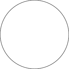 Circle With Thin Outline Liked On Polyvore