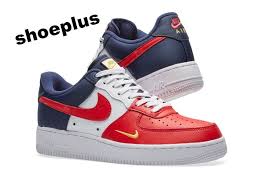Nike Air Force 1 07 Lv8 Red White Blue Men Trainer All Sizes Menstrainers Mens Trainers Nike Blue Man