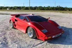 Reason, pontiac developed the body kit for this car and sold these on their showroom floor in 1986 and 1987 until ferrari sued them. Lamborghini Countach Replica Pontiac Fiero Chassis Kit Car Used Classic Cars