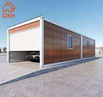 Dxh Flat Pack Roof Prefab Car Portable Waterproof 20FT 30FT 40FT Mobile  Shop Storage OEM ODM Modular Shop Container Garage