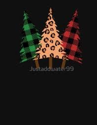 Three Patterned Christmas Trees/ Christmas Lightweight Fitted - Etsy