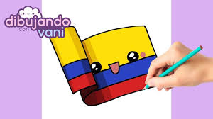 Ilustraciones del simbolo del país para los estudiantes, profesores y para hacer trabajos para la escuela, el instituto y todo lo que sea educación. Como Dibujar Bandera De Colombia Kawaii Dibujos Imagenes Faciles Anime Bandera De Colombia Bandera De Bogota Colombia