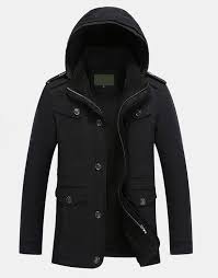 Men S Hooded Coat Mens Hooded Coat Hooded Winter Coat Mens Jackets