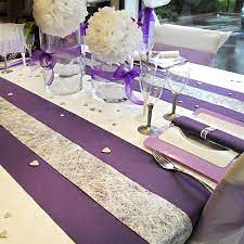 Les branchettes de sapin y remplissent souvent la fonction d'accessoires. Limited Time Deals Decoration Mariage Violet Blanc Off 78 Nalan Com Sg