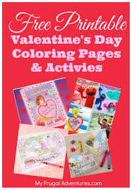Valentine's day emphases love of all kinds. Free Valentine S Day Coloring Pages And Activities My Frugal Adventures