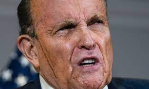 Rudy giuliani's hair malfunction last week. Rudy Giuliani S Hair Dye Melting Off His Face Was The Least Crazy Part Of His Batshit Crazy Press Conference Vanity Fair