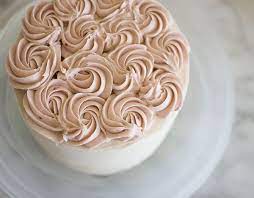 Dessert D Organic Bake Shop Franchises Strawberry Almond Rose Cake Strawberry Almond Almond Cakes Baking