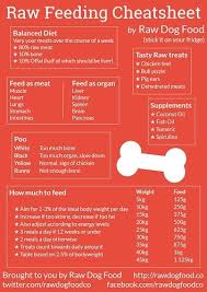 Raw Feeding Cheatsheet Raw Feeding For Dogs Raw Pet Food