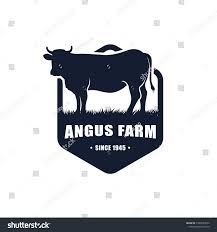 Black Angus Logo Design Template Cow Farm Logo Design Cow Vector Illustration Sponsored Ad Lo Farm Logo Design Logo Design Template Graphic Design Logo
