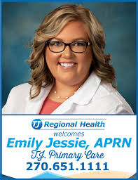 Please join us in welcoming Emily Tabor Jessie, MSN, APRN, FNP-C, to the  T.J. primary care team. Emily received her Bachelor of Science in Nursing  at Western Kentucky University. She completed her