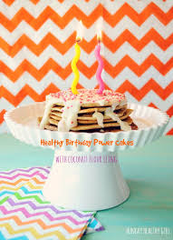 Cake batter candy bits add fun color while a bit of bourbon brings unexpected adult flavor to this familiar treat. Healthy Birthday Power Cakes With Coconut Flour Icing From Kodiak Cakes Kim S Cravings