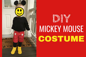 Diy Toddler Mickey Mouse Costume Chaos Quiet