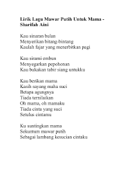 Download lagu mawar putih dapat kamu download secara gratis di waptrick, stafaband & planetlagu. Lirik Lagu Mawar Putih Untuk Mama