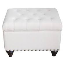 Black And White Ottoman Bench Tufted Storage Ottoman With Nailheads Faux Leather Brown Threshold Hp Storage Storage Ottoman Bench Tufted Storage Ottoman Ottoman Bench