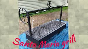 The lower part with baskets is a broiler using higher heat, that's why they spin so fast. Santa Maria Bbq Grill Build Youtube