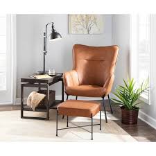 Tedeschi 28 5 W Faux Leather Lounge Chair And Ottoman In 2021 Lounge Chairs Living Room Leather Chair Living Room Living Room Leather These chairs are so handy and trendy and ready to meet.