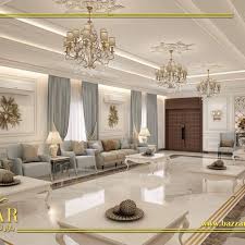 ديكور مجلس رجال نيوكلاسيك فخم ومميز اختار المصمم اللون الابيض لطلاء الجدران و تم تزيين الحوائط بالبانوهات مما اعطى مظهر moroccan home decor home moroccan homes