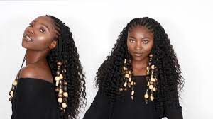 New Diy Tribal Crochet Braids Beads Youtube Crochet Braids Hairstyles Hair Braid Diy Braids With Beads