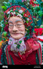 Winter rose life size puppet hi-res stock photography and images