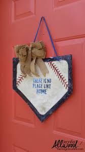 Baseball Home Plate Decor Fathers Day Crafts Crafts Baseball Crafts