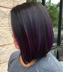 20 Must Try Subtle Balayage Hairstyles Purple Blunt Hair Color Dark Hair Color Purple Hair Styles