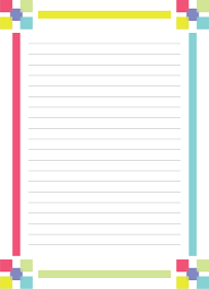 Lined paper template for pdf is the template that exists in a printable format where users can easily print their work. 7 Best Dog Free Printable Lined Writing Paper With Borders Printablee Com