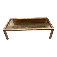 Custom made solid wood coffee tables. Modern Aluminum Glass Tubo Coffee Table By John Mascheroni Mid Century Modern Furnishings White Trash Nyc