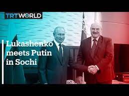 Gut ein halbes jahr nach beginn der proteste in weißrussland will machthaber alexander lukaschenko am montag den russischen präsidenten wladimir putin treffen. Lukashenko Meets Putin In Sochi After Month Of Protests Youtube