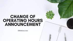 If you are a student, you are responsible for the admissions process. Change Of Working Hours Announcement Letter Sample Free Letter Templates
