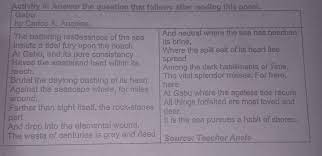 Angeles was born in tacloban city, leyte on may 25, 1921. Activity 6 Answer The Question That Follows After Chegg Com