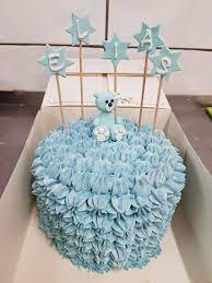 Ich zeige dir ein einfaches rezept für einen fruchtigen geburtstagskuchen ohne zucker. Kindergeburtstagstorte Ohne Fondant Buttercreme Blau Tauftorte Bub Geburtstagstorte Sterne Kindergeburtstagstorte Geburtstagskuchen Fur Jungen Tauftorte