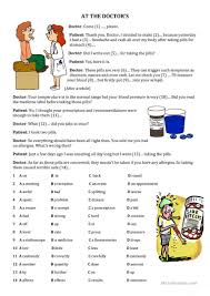At The Doctor S Multiple Choice Worksheet Free Esl Printable Worksheets Made By Teachers Nursing Math English Quiz English Reading