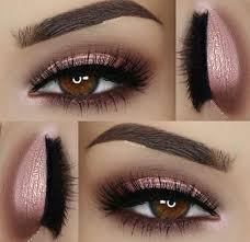 Pink Brown Smokey Eye Makeup Pink Makeup Makeup