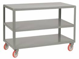 Strong 1 1/2 angle legs. Mobile Work Table Rolling Table Cart Dc Graves