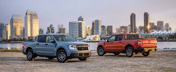 Compare the 2022 ford maverick with 2021 ford ranger, side by side. Jwszizbztuticm