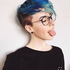 Stained Hands Dyed Hair Short Hair Styles Short Dyed Hair Hair Styles